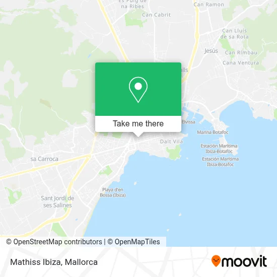 Mathiss Ibiza map