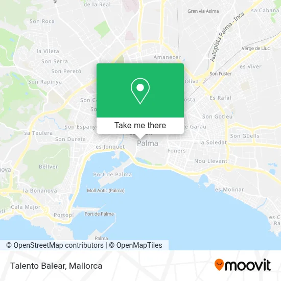 Talento Balear map
