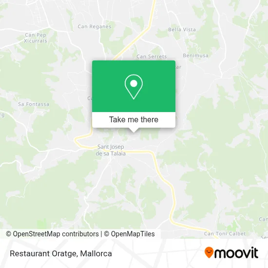 Restaurant Oratge map
