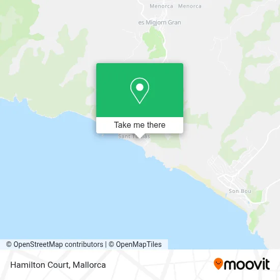 Hamilton Court map