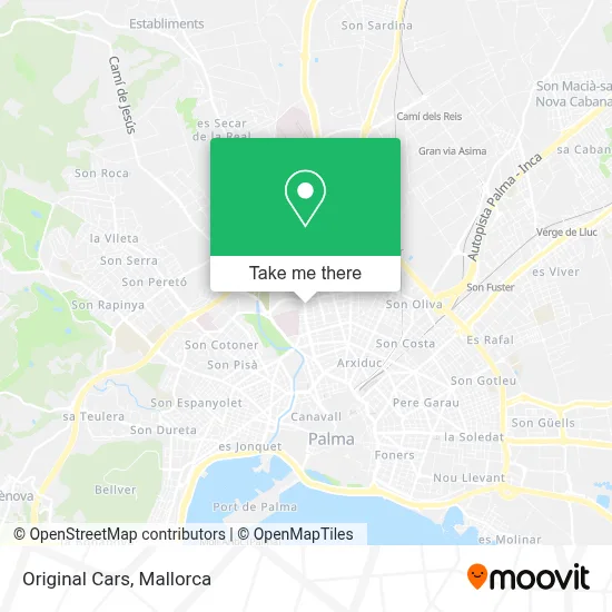 Original Cars map