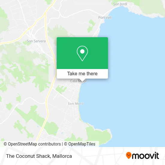 The Coconut Shack map