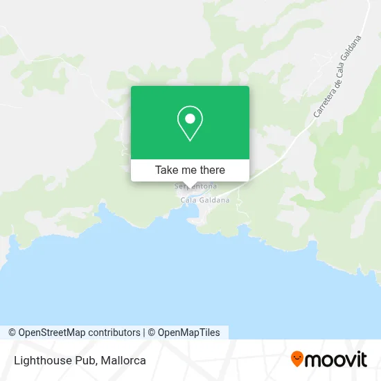 Lighthouse Pub map