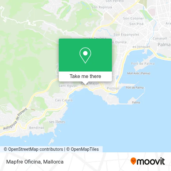 Mapfre Oficina map