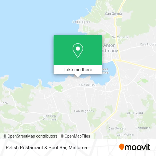 Relish Restaurant & Pool Bar map