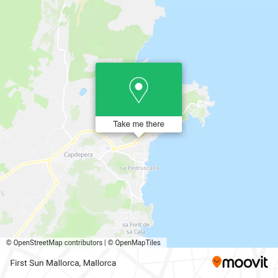 First Sun Mallorca map