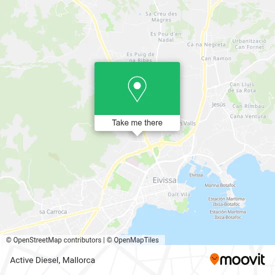 Active Diesel map