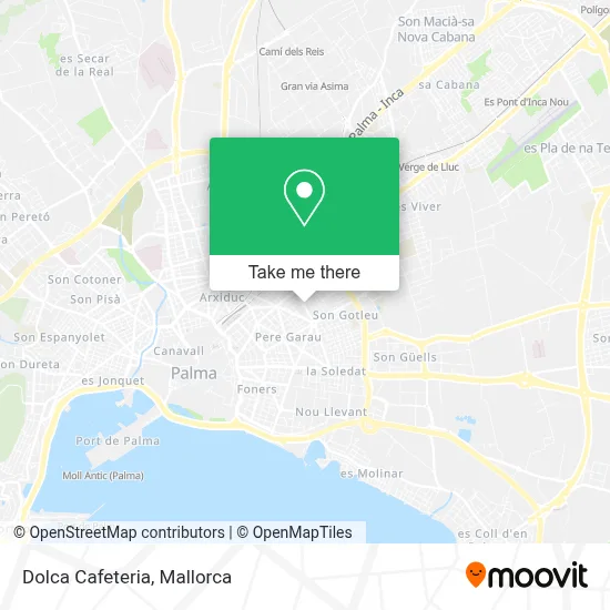 Dolca Cafeteria map