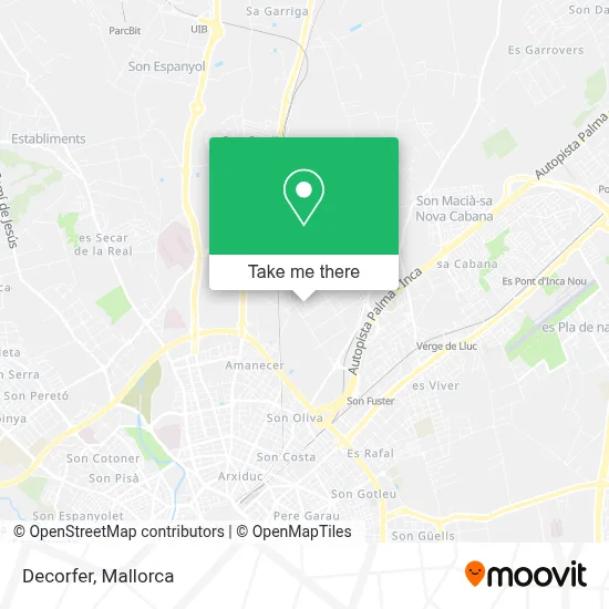 Decorfer map