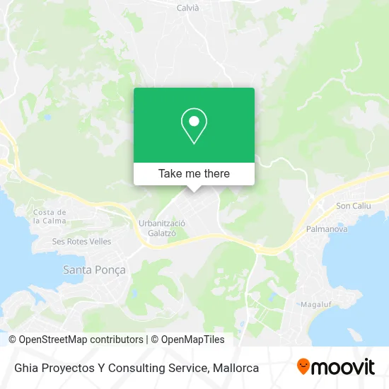 Ghia Proyectos Y Consulting Service map