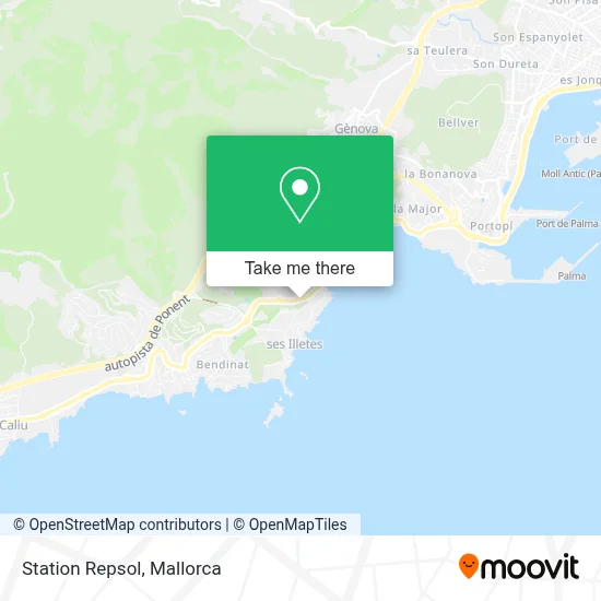 Station Repsol map