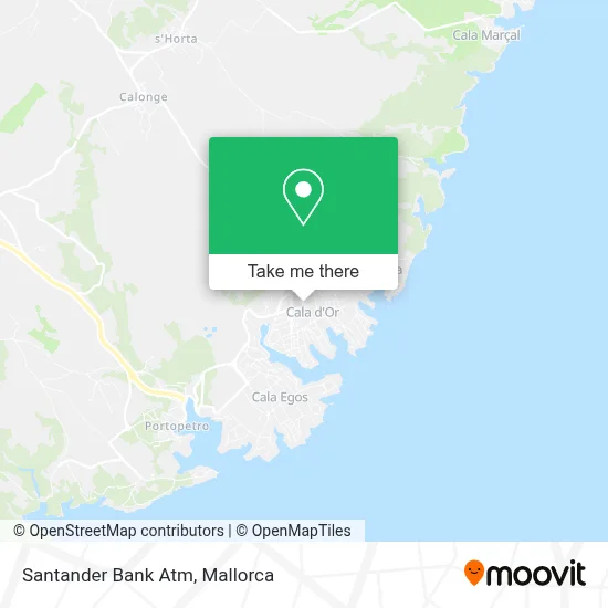 Santander Bank Atm map