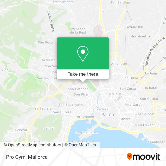 Pro Gym map