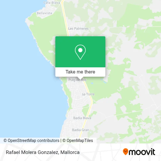 Rafael Molera Gonzalez map