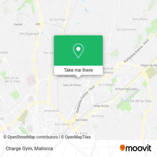 Charge Gym map