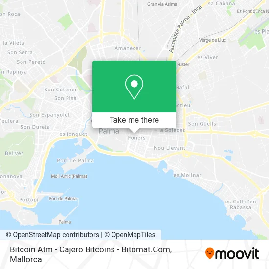 Bitcoin Atm - Cajero Bitcoins - Bitomat.Com map