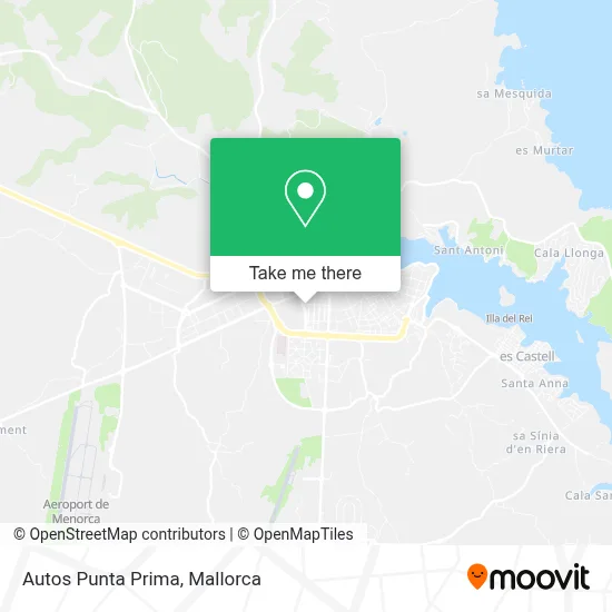 Autos Punta Prima map