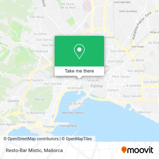 Resto-Bar Mistic map