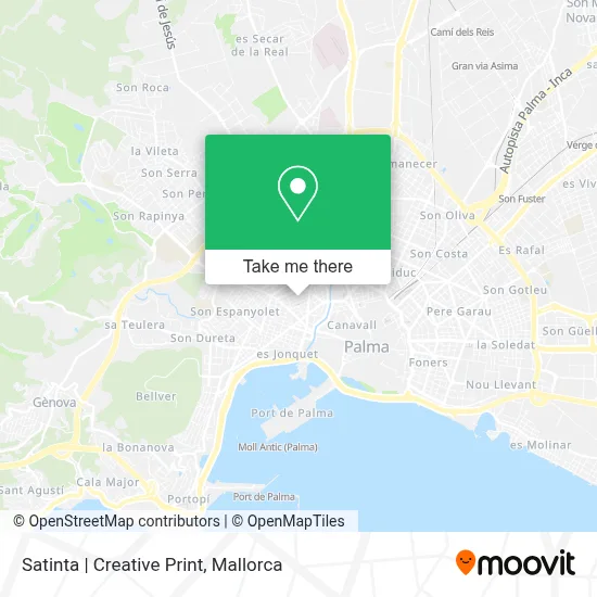 Satinta | Creative Print map
