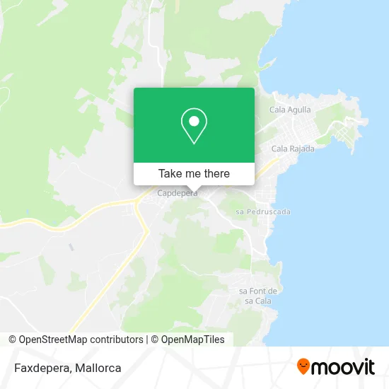 Faxdepera map