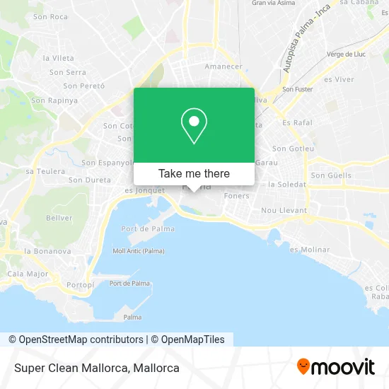 Super Clean Mallorca map