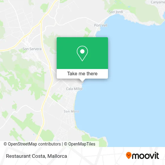 Restaurant Costa map