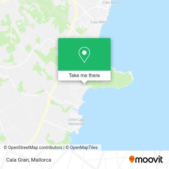 Cala Gran map