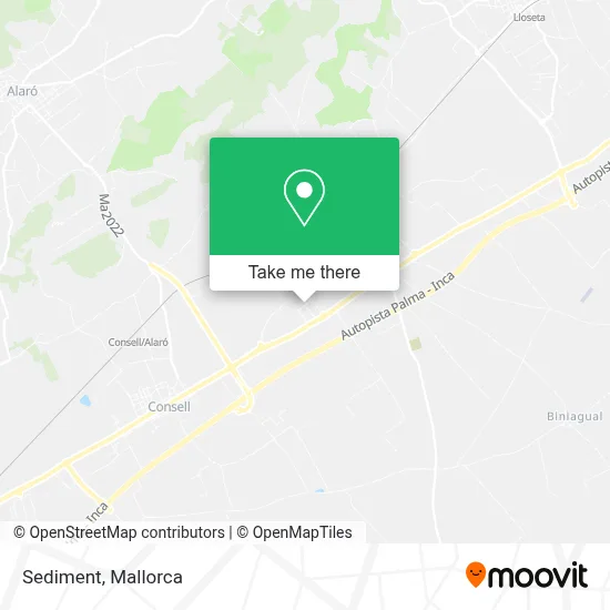 Sediment map