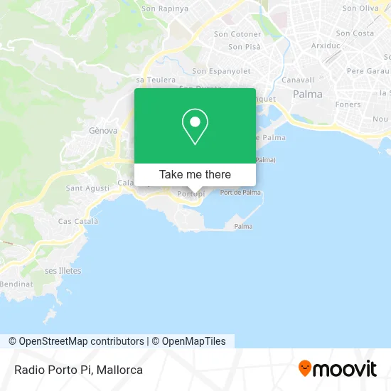 Radio Porto Pi map