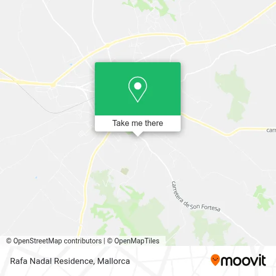 Rafa Nadal Residence map