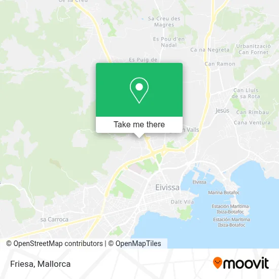 Friesa map