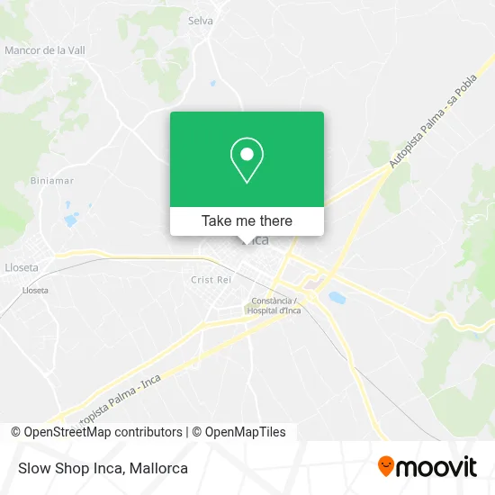 Slow Shop Inca map