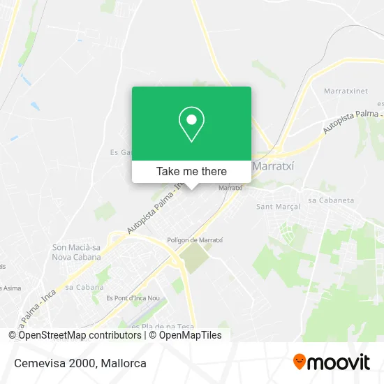 Cemevisa 2000 map