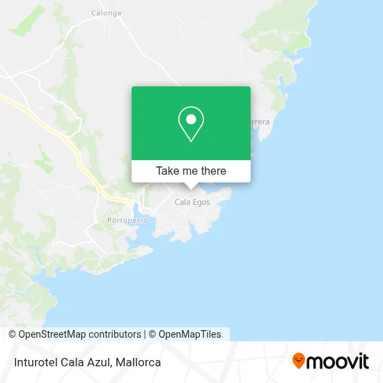 Inturotel Cala Azul map