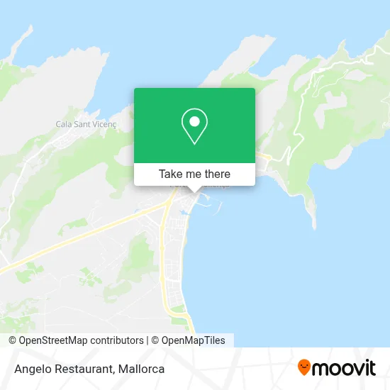 Angelo Restaurant map