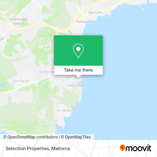 Selection Properties map
