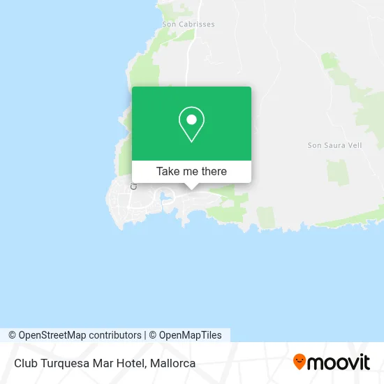 Club Turquesa Mar Hotel map