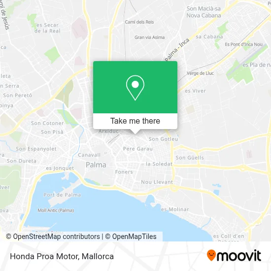 Honda Proa Motor map
