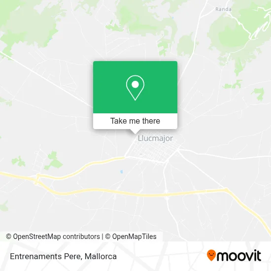 Entrenaments Pere map