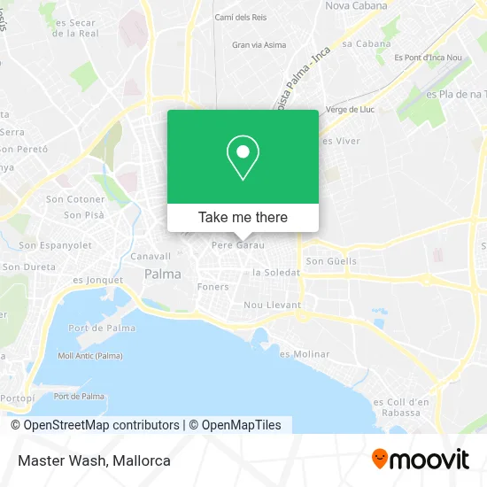 Master Wash map