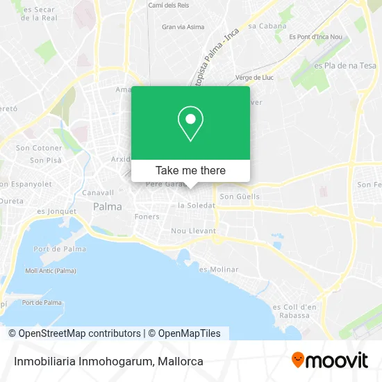 Inmobiliaria Inmohogarum map