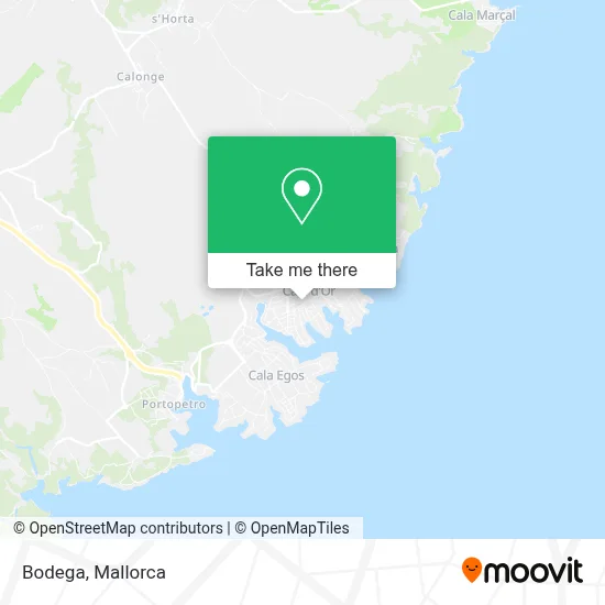 Bodega map