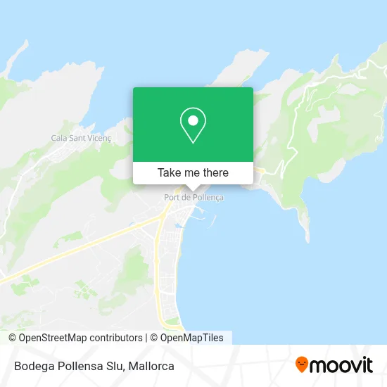 Bodega Pollensa Slu map