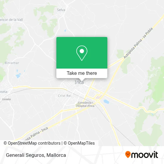 Generali Seguros map