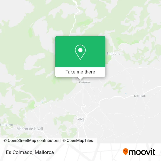 Es Colmado map