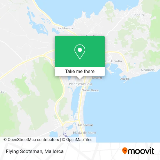 Flying Scotsman map