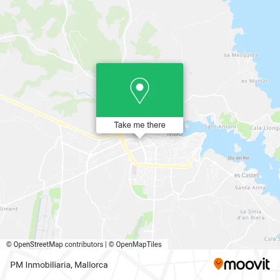 PM Inmobiliaria map