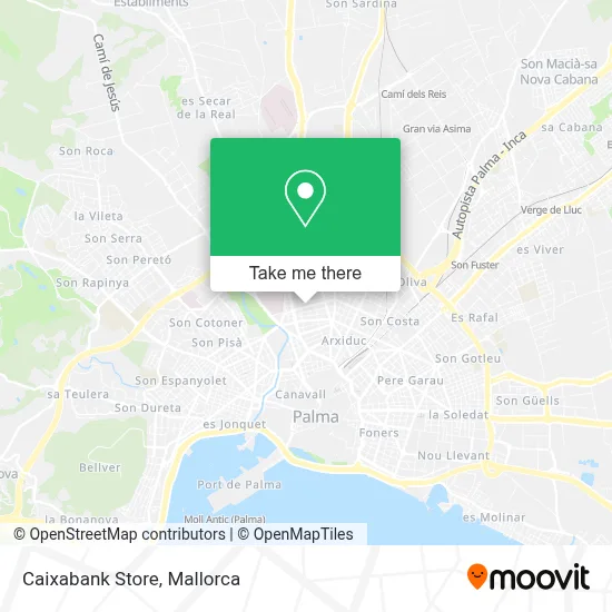 Caixabank Store map