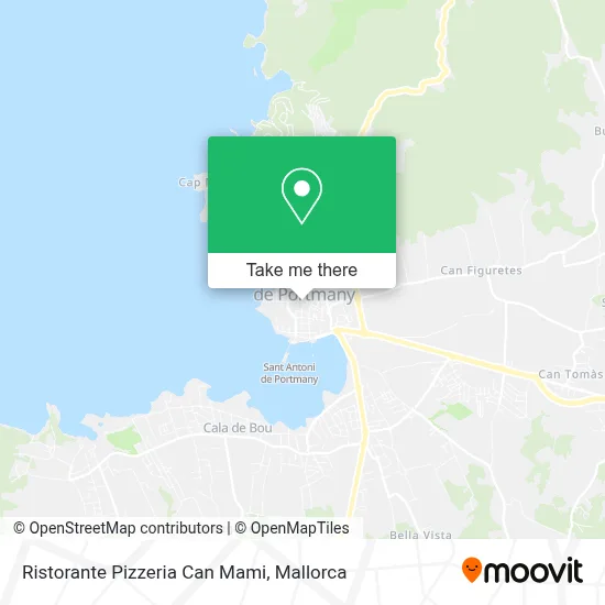 Ristorante Pizzeria Can Mami map