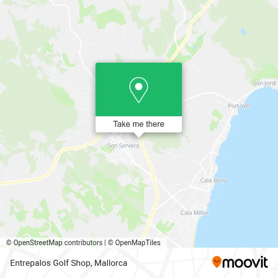 Entrepalos Golf Shop map